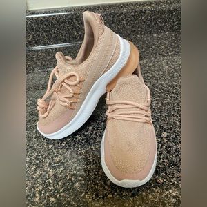 Toddler girl sneakers. Like new, never used. Size 9.